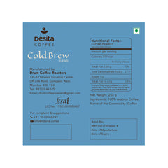 Desita Cold Brew Ground Coffee, 250g