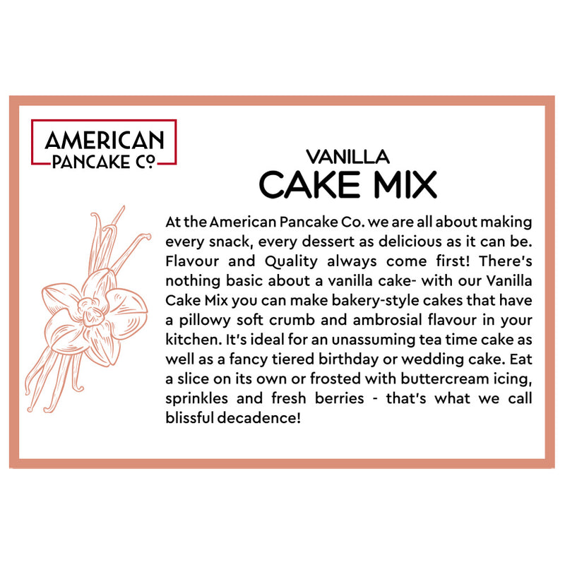 Moist & Light, Vanilla Cake Mix  | Includes Icing Sugar Sachets | Eggless | Product of Singapore |