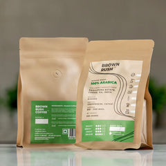 Brown Rush Coffee | Medium Roast Coffee, 250g | 100% Single Origin Arabica Beans