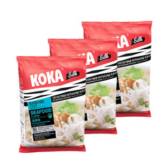 Koka Silk Gluten Free Rice Fettuccine Seafood Flavour (70g x pack of 3)
