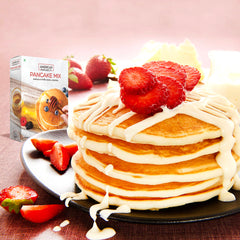 Cheese strawberry  Pancakes 