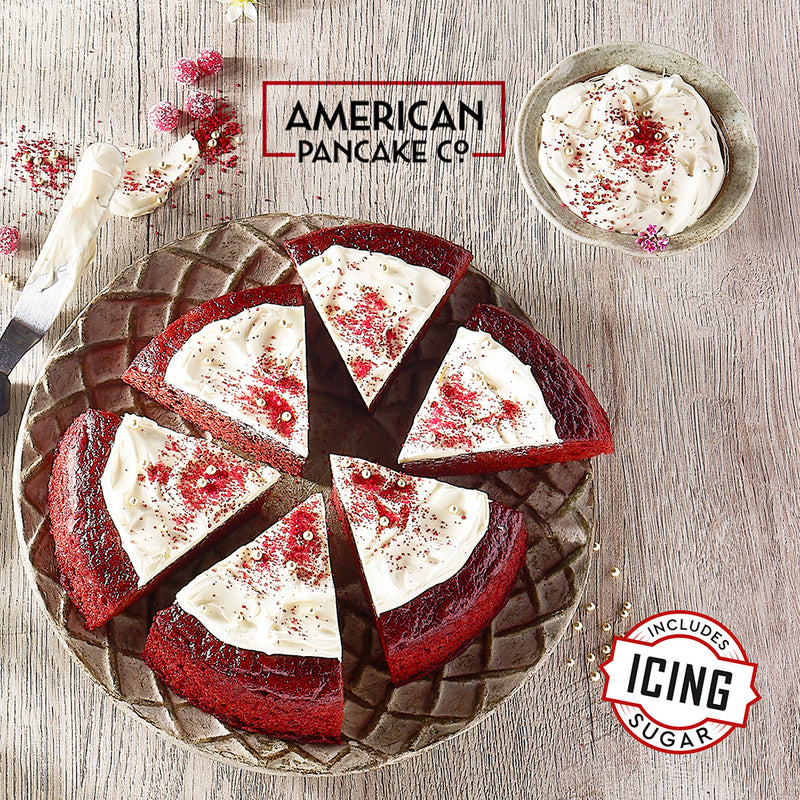 American Pancake Co.- Eggless Red Velvet Cake Mix, 500g