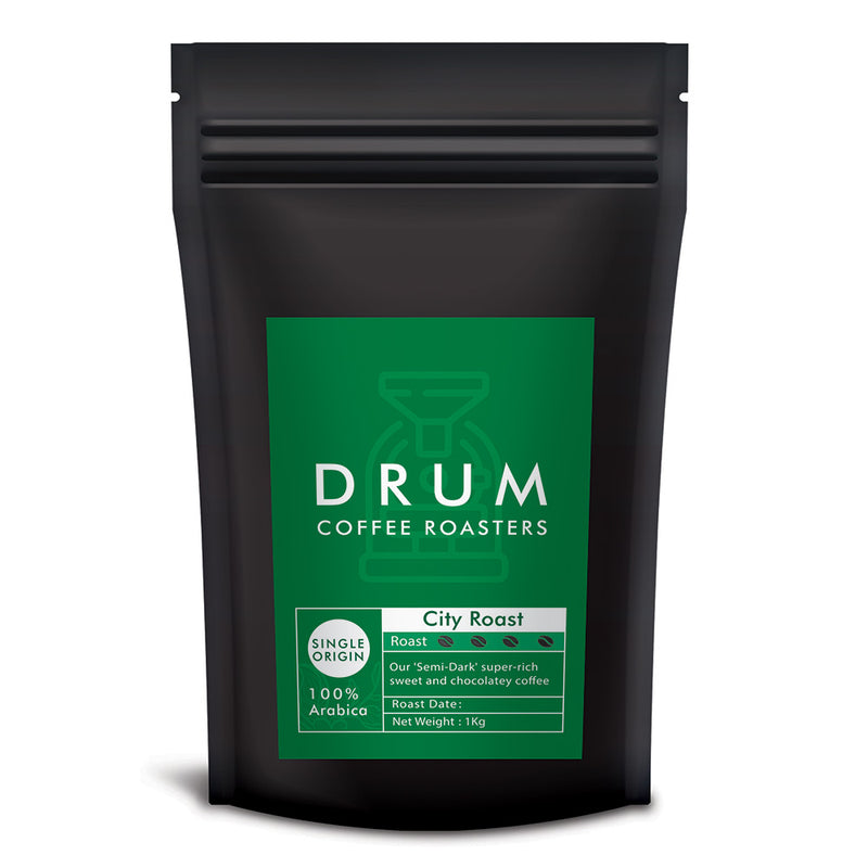 Drum Coffee Roasters-  City Roast Coffee Beans, 1kg