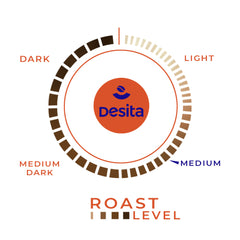 desita medium dark roast whole coffee beans 