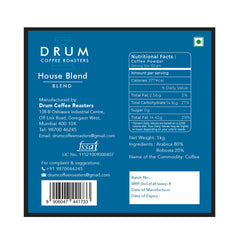 Drum Coffee Roasters- House Blend Coffee, 1 Kg