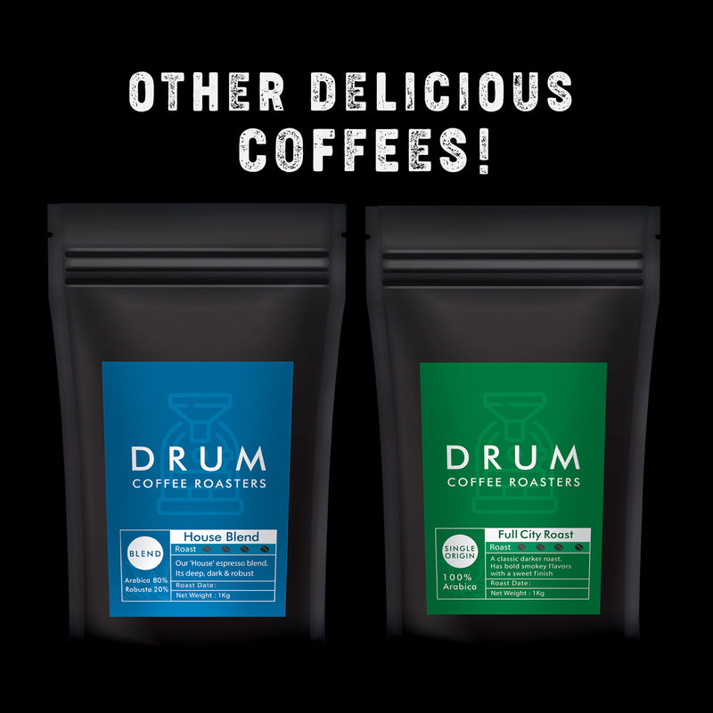 Drum Coffee Roasters-  City Roast Coffee Beans, 1kg
