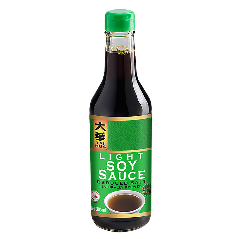 Tai Hua Light Soy Sauce Reduced Salt, 305 ml