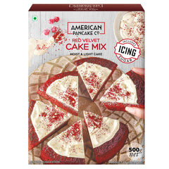 Moist & Light Red Velvet Cake Mix, 500 g (Includes Icing Sugar Sachets)