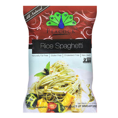 Gluten free rice spaghetti pasta from peacock Singapore