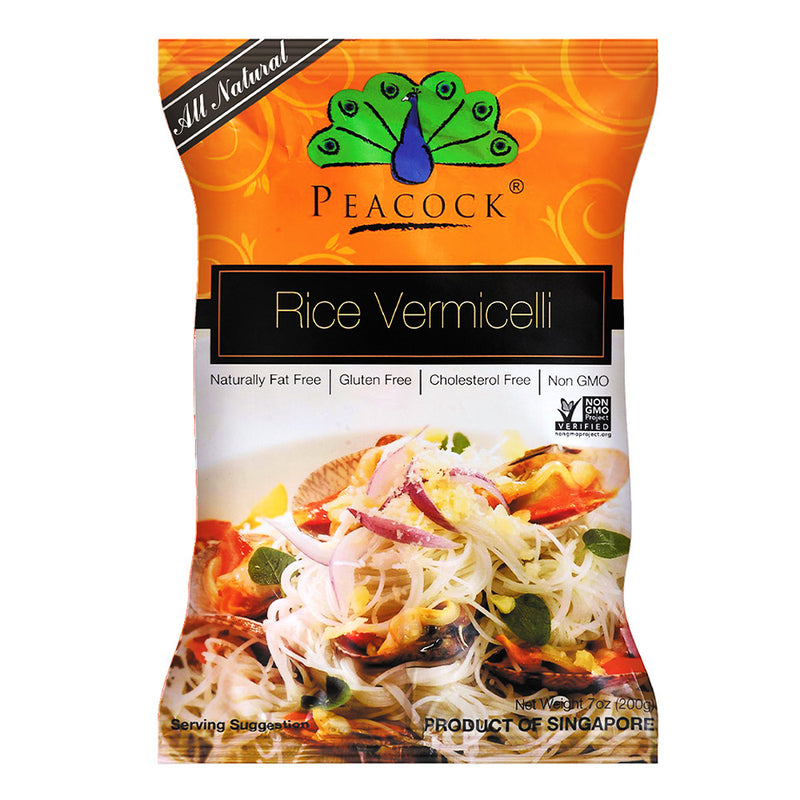 Gluten free rice vermicelli pasta from peacock singapore