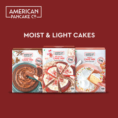 American Pancake Co.- Eggless Red Velvet Cake Mix, 500g