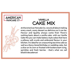 Moist & Light, Vanilla Cake Mix  | Includes Icing Sugar Sachets | Eggless | Product of Singapore |